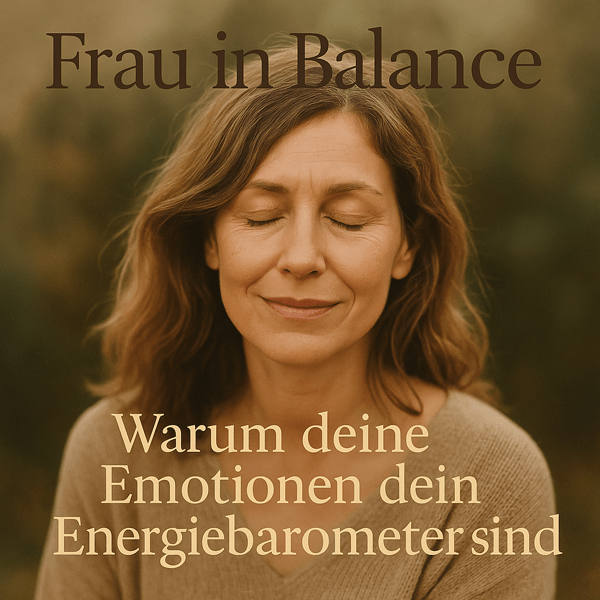 Warum deine Emotionen dein Energiebarometer sind - Frau in Balance
