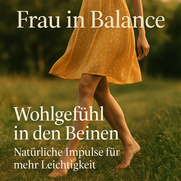 Natürliche Wege für leichte, entspannte und gepflegte Beine - Frau in Balance
