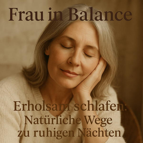 Erholsam schlafen: Natürliche Wege zu ruhigen Nächten - Frau in Balance